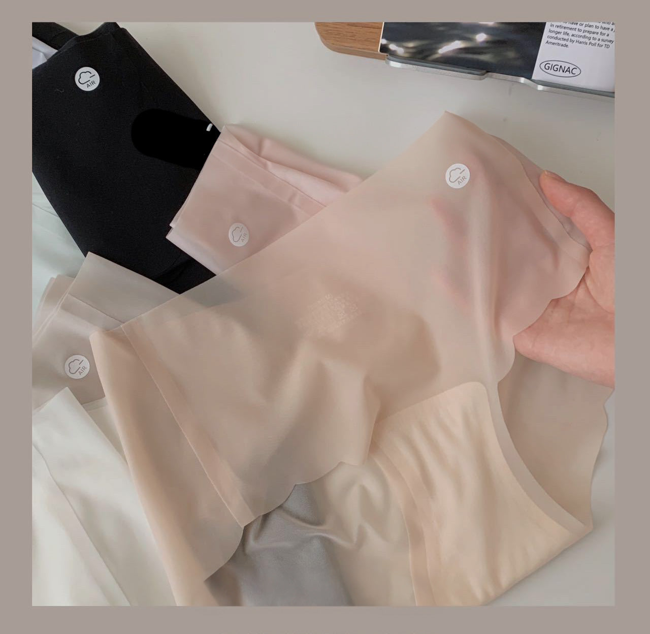 Ice Silk Buttermilk Seamless Panties