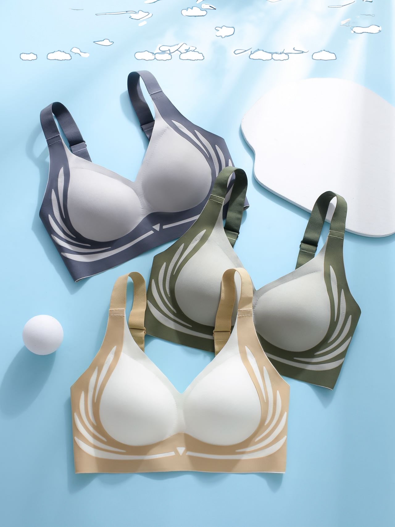 Wireless Push Up Anti Sagging Bra