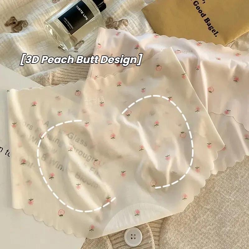 Dearcurve's Ice Silk Strawberry Panties