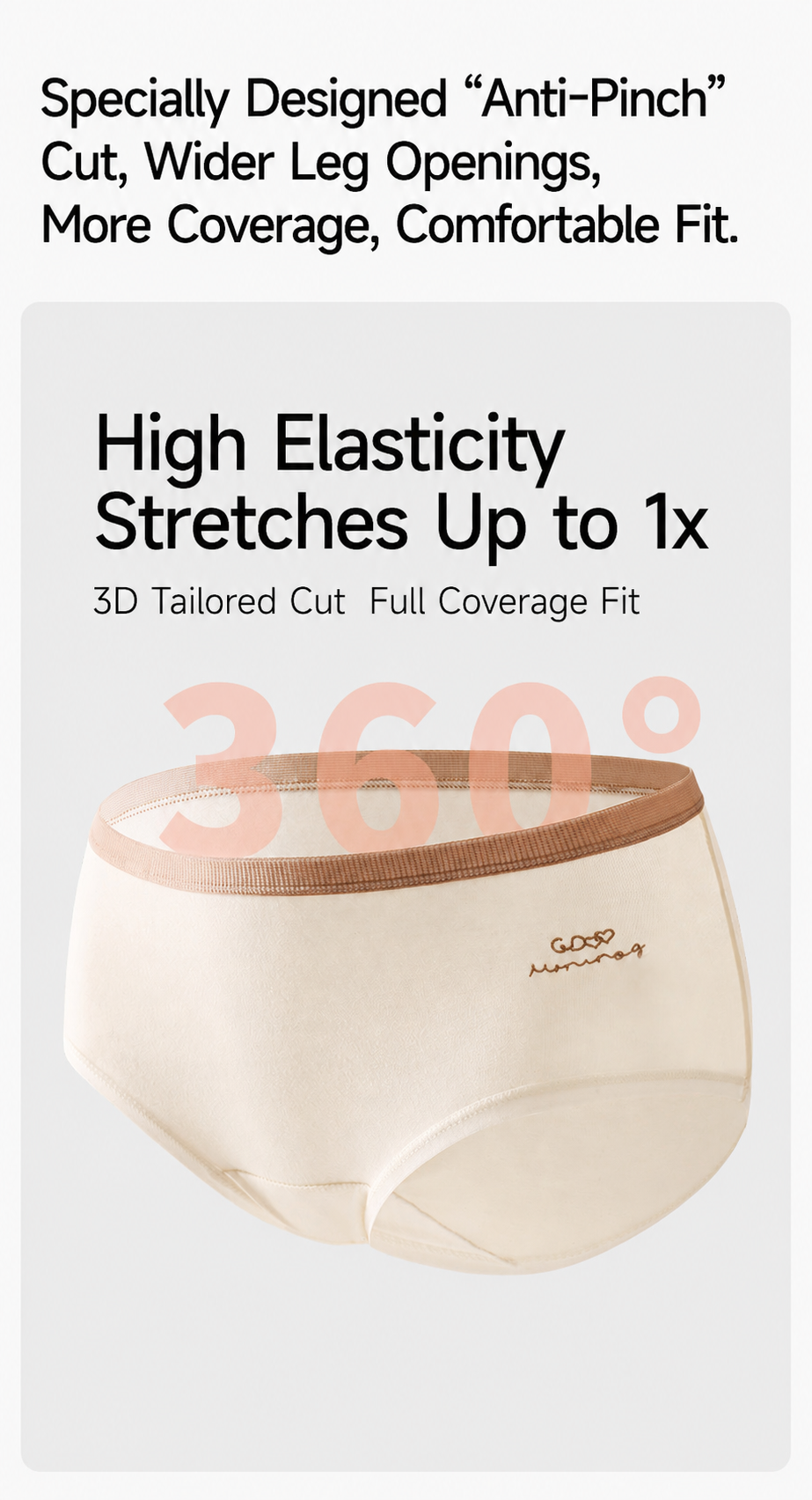 Dearcurve Premium Cotton Comfort Panties
