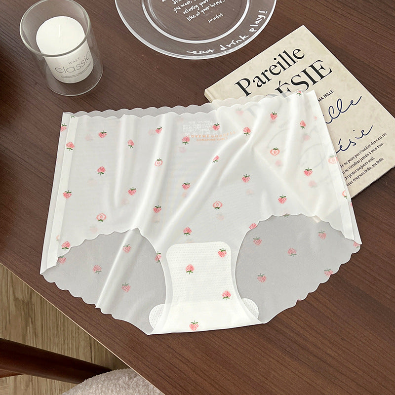 Dearcurve's Ice Silk Strawberry Panties