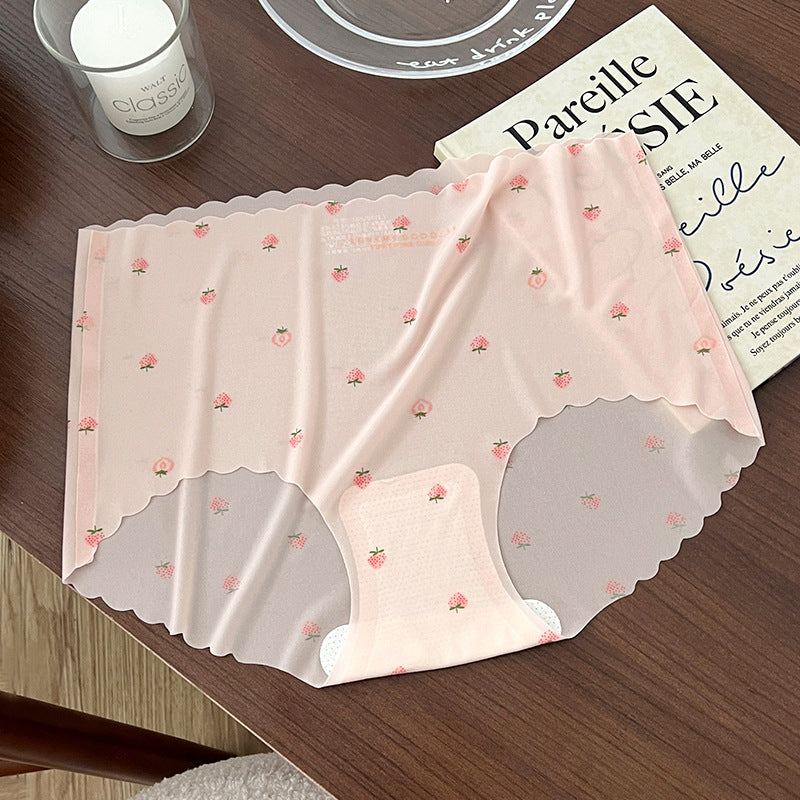 Dearcurve's Ice Silk Strawberry Panties