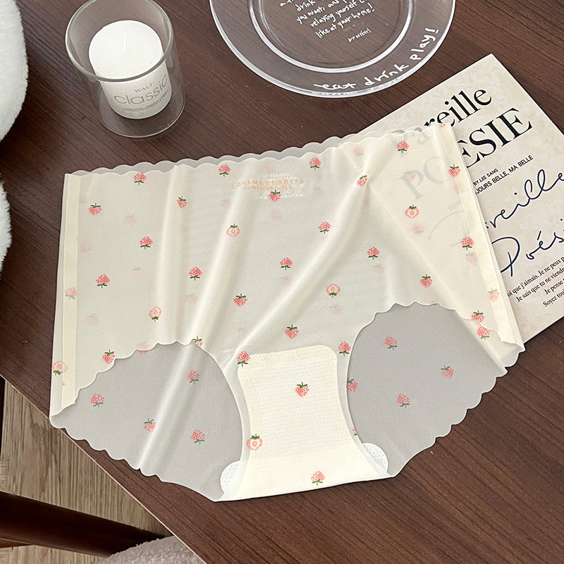 Dearcurve's Ice Silk Strawberry Panties
