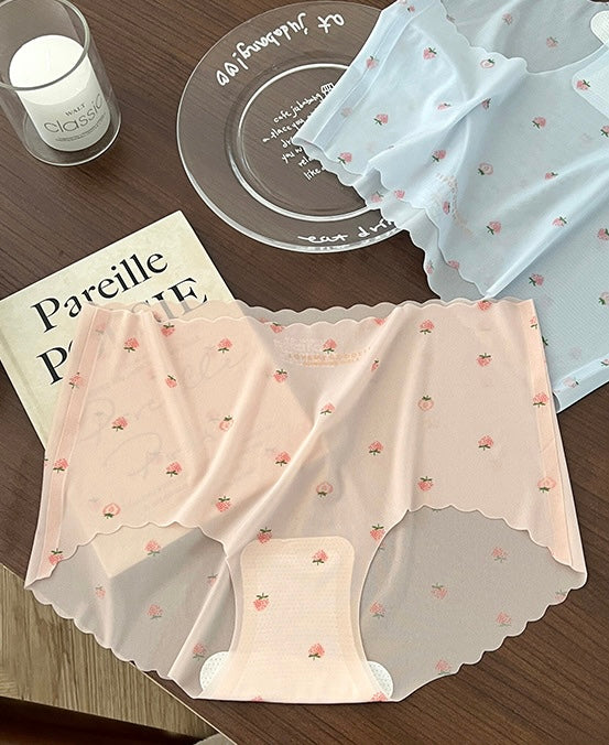 Dearcurve's Ice Silk Strawberry Panties