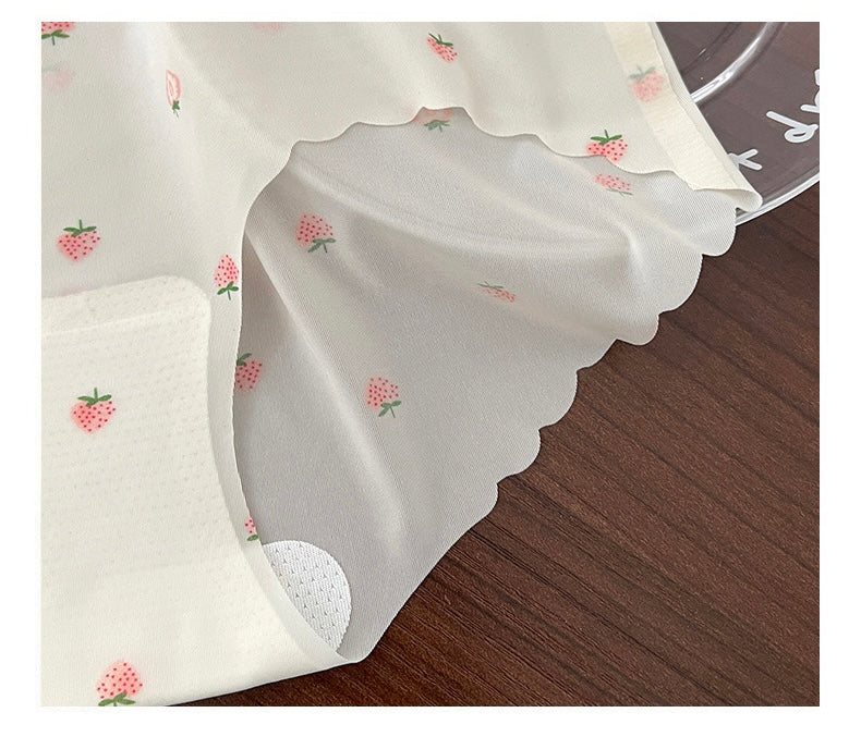 Dearcurve's Ice Silk Strawberry Panties