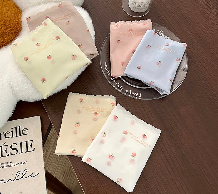 Dearcurve's Ice Silk Strawberry Panties