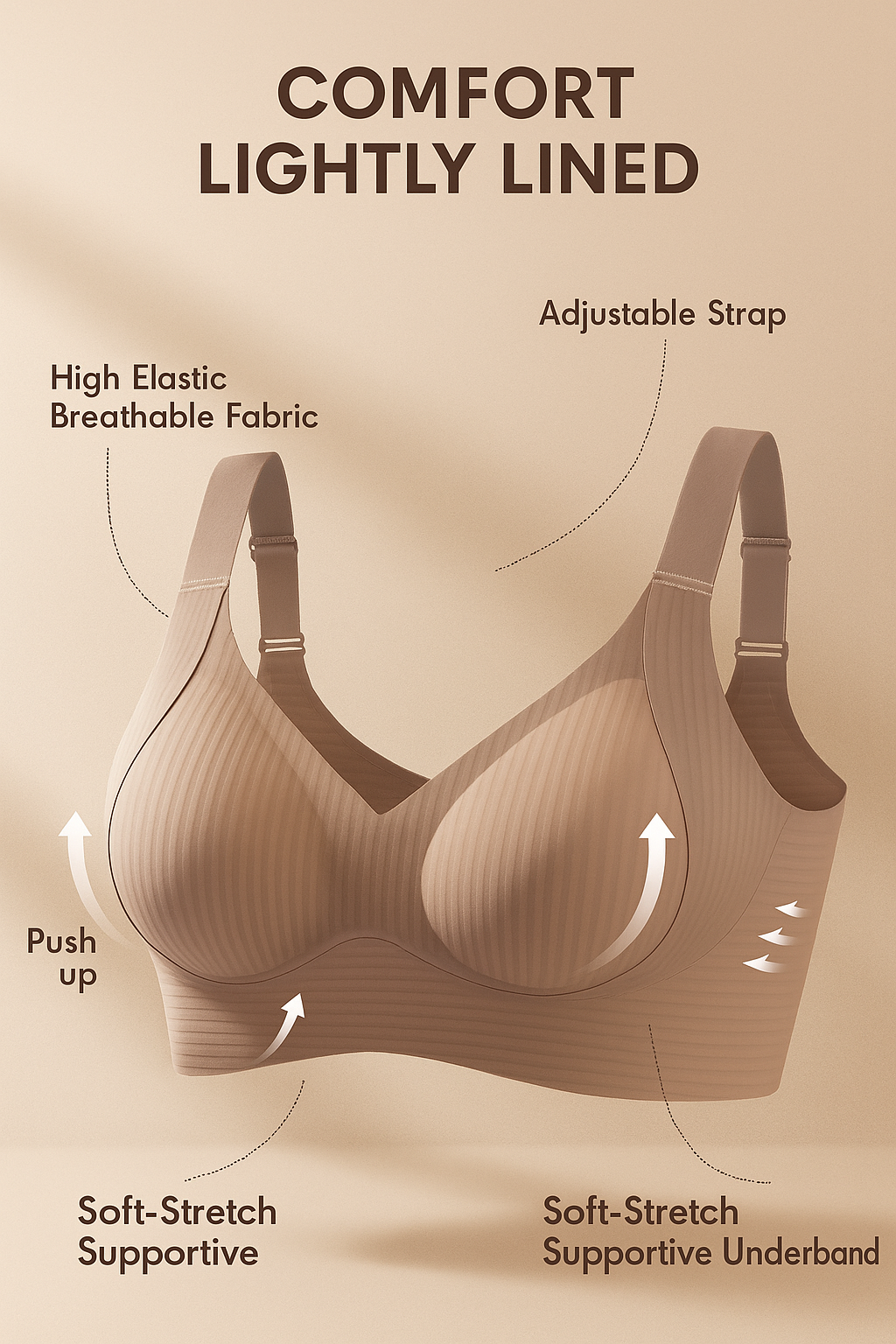 SuperFirm Wire-Free Full Cup Bra