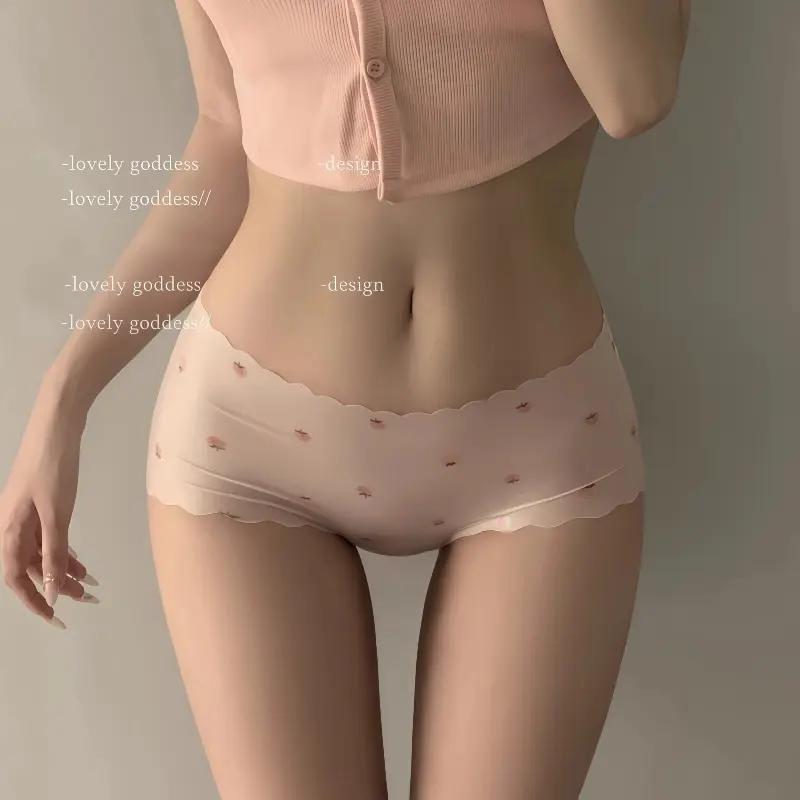 Dearcurve's Ice Silk Strawberry Panties