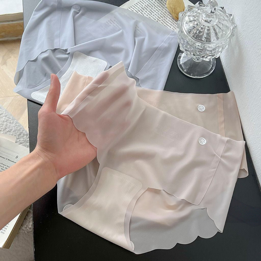 Ice Silk Buttermilk Seamless Panties