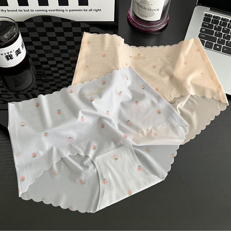 Dearcurve's Ice Silk Strawberry Panties